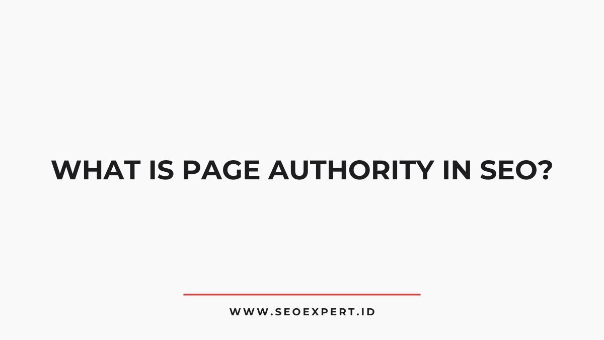 Page Authority