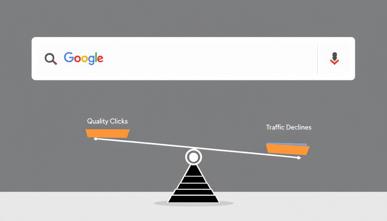 Google Asserts AI-Driven Search Yields Higher-Quality Clicks Amid Traffic Declines