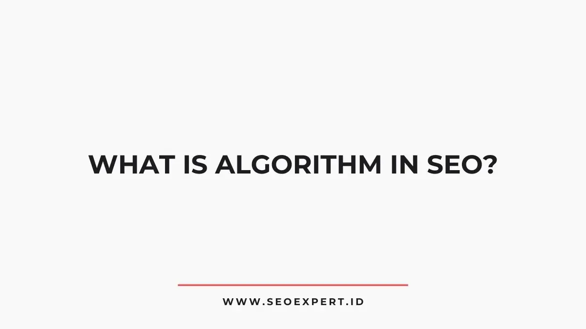 Algorithm